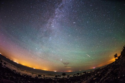 Starfall sau Perseid meteor shower, știri de fotografie