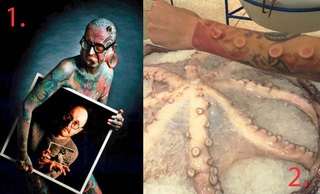 12 Persoane cu tatuaje incredibile și biomodificări