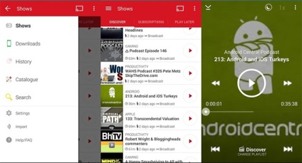 5 cele mai bune aplicații pentru podcast-urile Android
