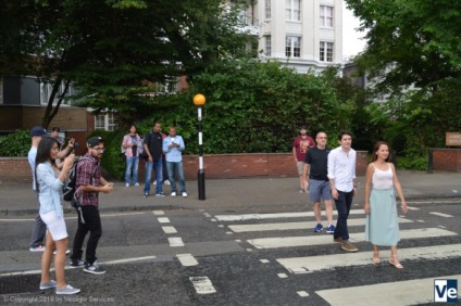 Abbey Road studiouri Beatles zebra pe Abbey Road din Londra