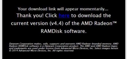 Amd ramdisk - instalare, configurare, utilizare