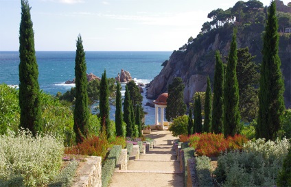 A marimurtra botanikus kertje a blanesben, a Costa Brava gyöngyszeme