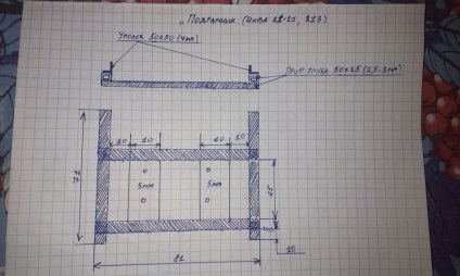 A terjesztés alvázainak rajzai a saját kezével