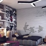 Design design de cameră, un exemplu gata de interior de apartament pentru mâinile adolescente