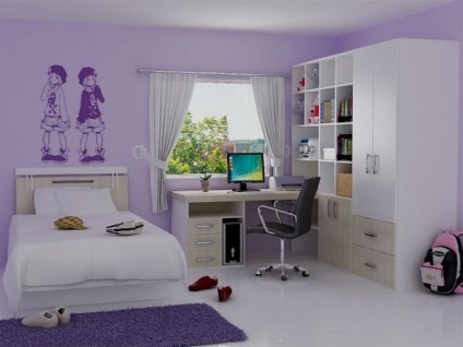 Camera purpurii pentru copii - întruparea visului copilului