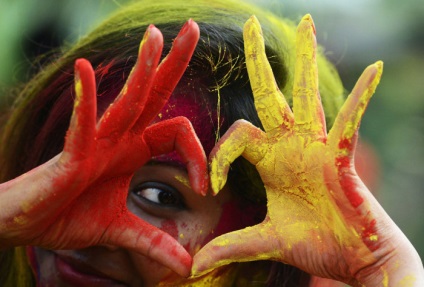 Indiai karnevál 20 atmoszférikus fotók az ünnepi holi