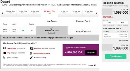 Hogyan vásároljunk olcsó jegyet az Air Asia weboldalán