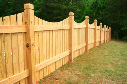 Cum de a face un gard din lemn - construirea unui gard de lemn