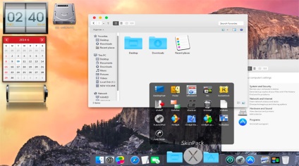 La fel ca în Mac, mutați widget-ul pe desktop