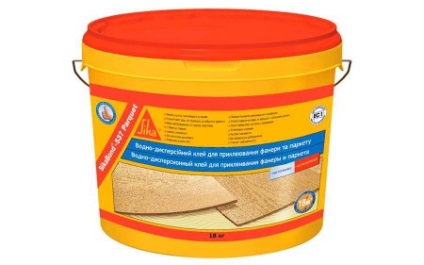 Adeziv pentru placaj pe podea (beton, lemn) bicomponent, apă, unicomponent