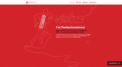Piros szín a weboldal tervezésében