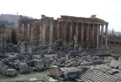 Liban, un templu din Baalbek, construit de Jupiter