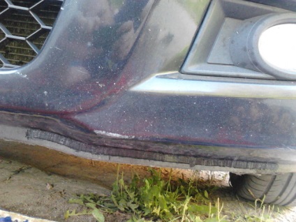 Mazda 3 (bk) lipirii marginea barei de protecție - DIY