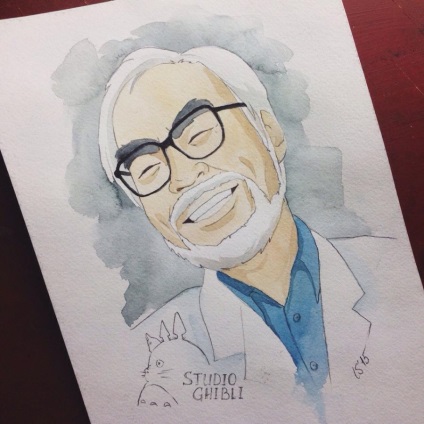 Desene animate Hayao Miyazaki în performanța mea și de ce am început să le desenez), plus pas cu pas