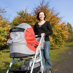 Pentru o plimbare cu un copil la 3 luni
