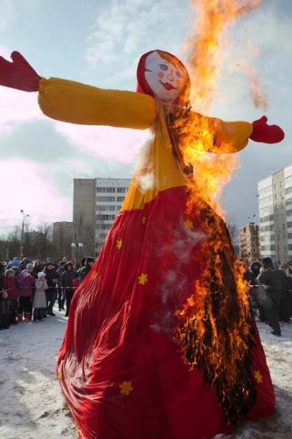 Pas cu pas Sperietoare pentru Maslenitsa