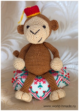 Monkey Abu Crocheted