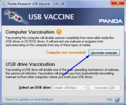 A Panda usb vakcina védi a számítógépet a vírusoktól