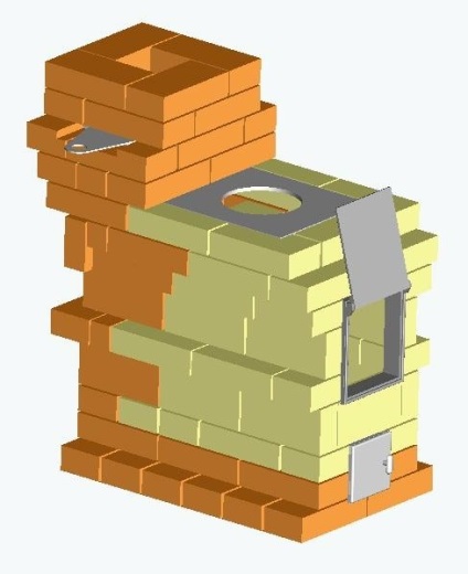 Furnace într-o casă de lemn cu propriile mâini