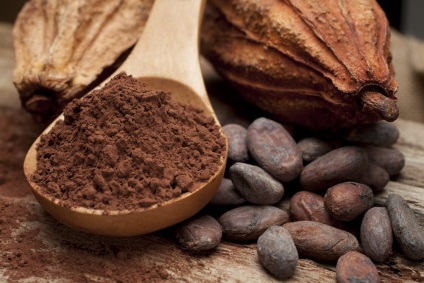 O dieta utila este ceea ce este boabele de cacao si cum sa le folositi