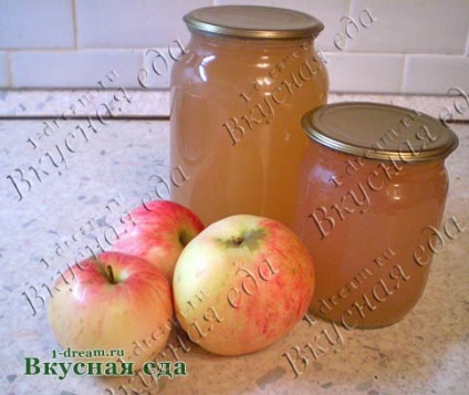 Alma-juice készítése télen - almalé a gyümölcslében - ízletes ételek