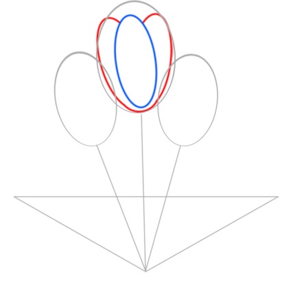 Un exemplu pentru începători este cum să desenezi o lalea