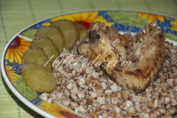 Recept a hajdina csirke a sütőben - gyors ebéd és vacsora 1001 élelmiszer