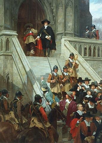 Dizolvarea unui parlament lung pe 20 aprilie 1653