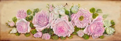 Trandafiri trandafiri pentru un atelier sheba-chic, creativ al unui port de trâmbiță