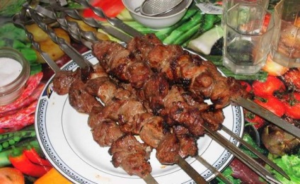 Shish kebabs 5 marinate populare