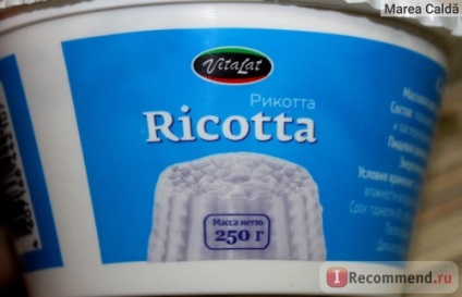 Cheese vitalat ricotta 40% 250 g - 