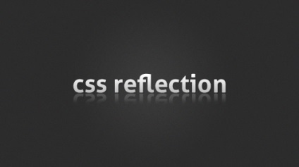 Crearea reflexiei imaginii folosind css3