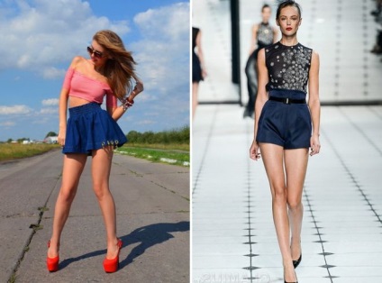Stílusos női nyári nadrág a teljes és karcsú lányok számára - rövid és hosszúkás, farmer és