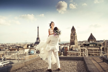 Esküvő párizsban, házassági ügynökség - két vendég részére a szervezési és tanácsadási költség
