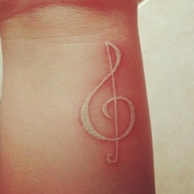 Treble Clef татуировка