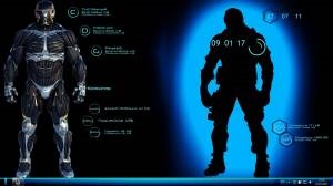 Tema crysis 3 - temă în stilul jocului krayzis pentru Windows 7