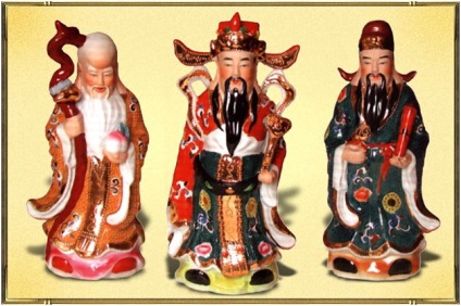 Trei stele (stele) feng shui și semnificația lor