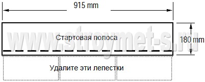 Instalarea unui acoperiș moale de linii de reper