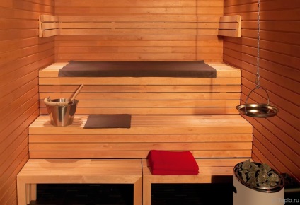 Izolarea termică a pereților de saună