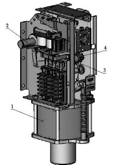 Întrerupător de vid vvu-sesch-10kv cu antrenare cu arc și cu zăvor magnetic