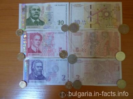 Moneda Bulgariei, schimb valutar