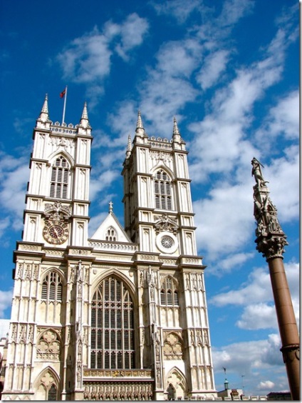 Westminster Abbey este o mostră de arhitectură gotică a Marii Britanii, salut, Londra