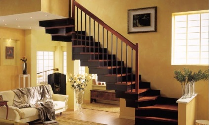 Înălțimea treptelor scării din casă și lățimea standard