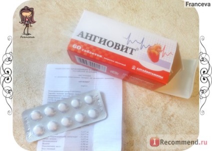 Vitamine Altayvitamine zao angiovit - acid folic, v6 și v12 în fiecare pastilă! Nu avem nevoie