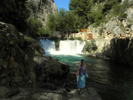 Cascade și izvoare de alge din provincia spaniolă Alicante