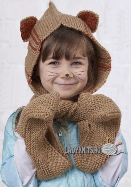 Tricotate tricotate pentru copii - capota - animal mic