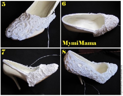 Noi tricot pantofi elegante pentru nunta - târg de maeștri - manual, manual