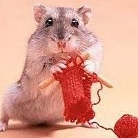 Tricotăm un basm - un măr - tricotat pentru hamsteri