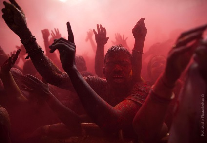 Holi - vacanță colorată în India, scară foto - revista online cu fotografii