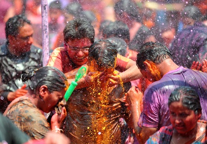 Holi - vacanță colorată în India, scară foto - revista online cu fotografii